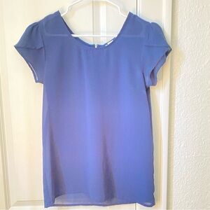 Japna navy blue blouse